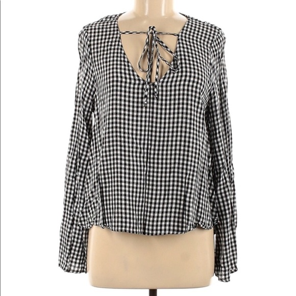 gingham top - Picture 2 of 4